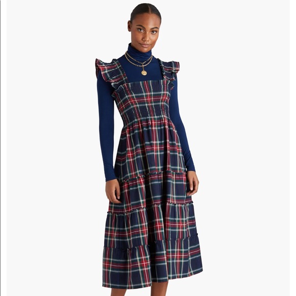 Hill House Dresses & Skirts - NWT Hill House Ellie Nap Dress in Navy Tartan